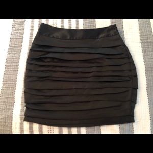 Express black mini skirt